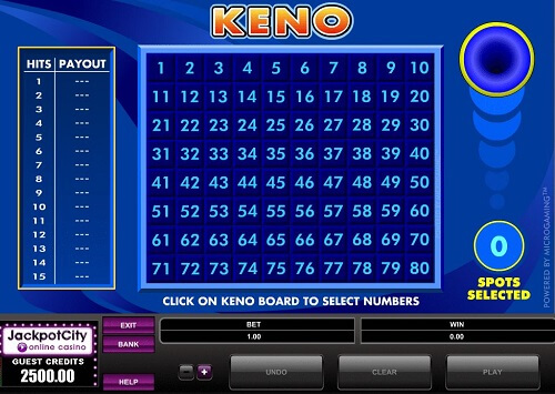 Casino Games-Online Keno Canada